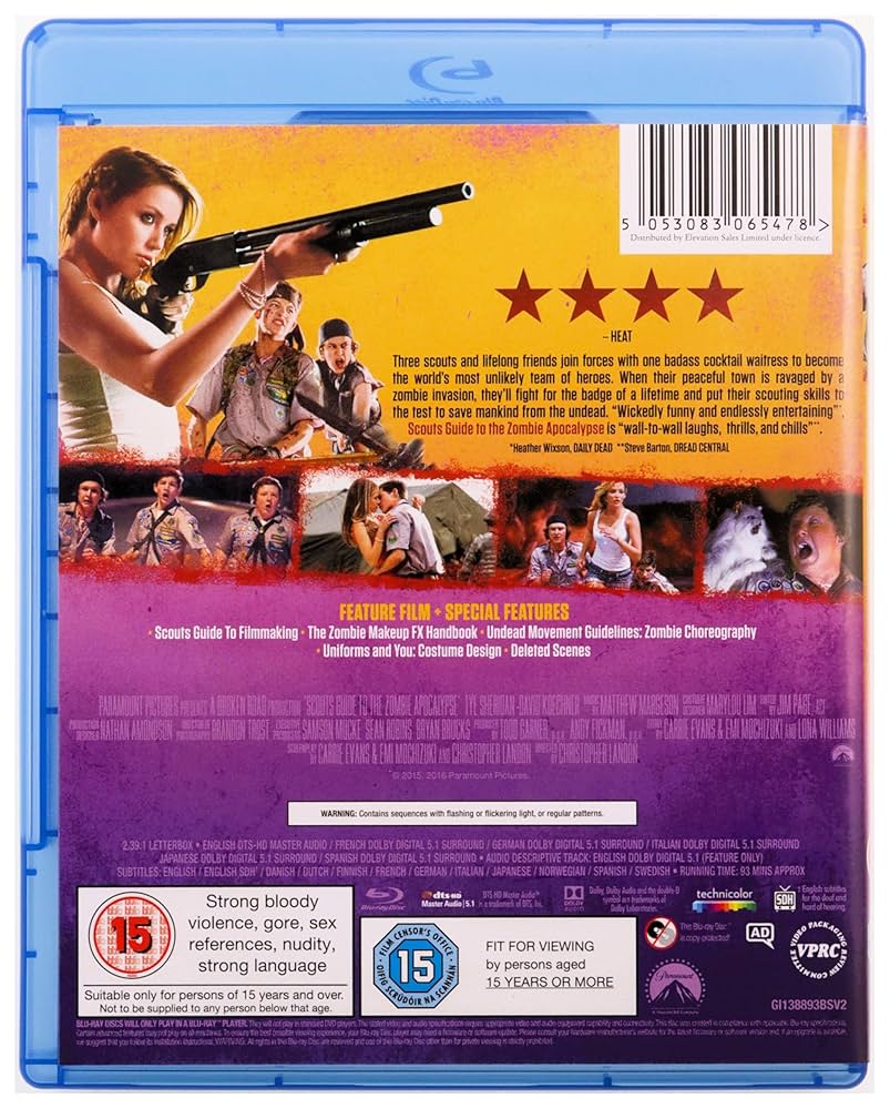 Amazon.com: Scouts Guide To The Zombie Apocalypse [Blu-ray